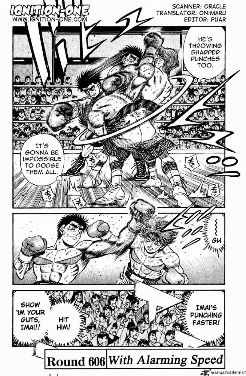Hajime no Ippo: Fighting Spirit, Chapter 606 image 02
